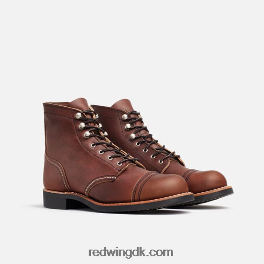 Heritage - style 3366 iron ranger korte damestøvle i boundary læder rav 4228HT184 Red Wing