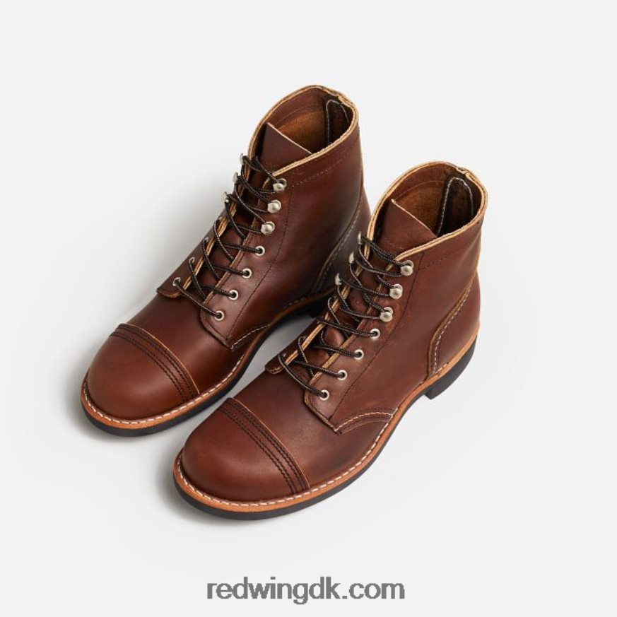 Heritage - style 3366 iron ranger korte damestøvle i boundary læder rav 4228HT184 Red Wing