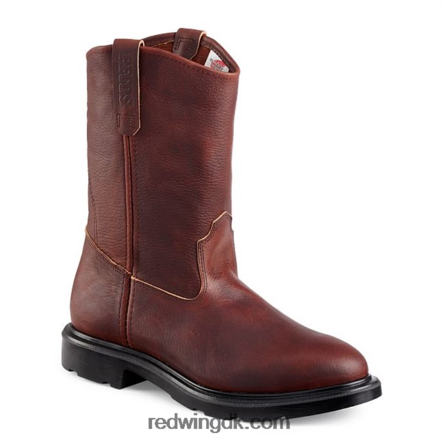 arbejde - style 1105 supersole mænds 11-tommer blød tå pull-on støvle Brun 4228HT82 Red Wing