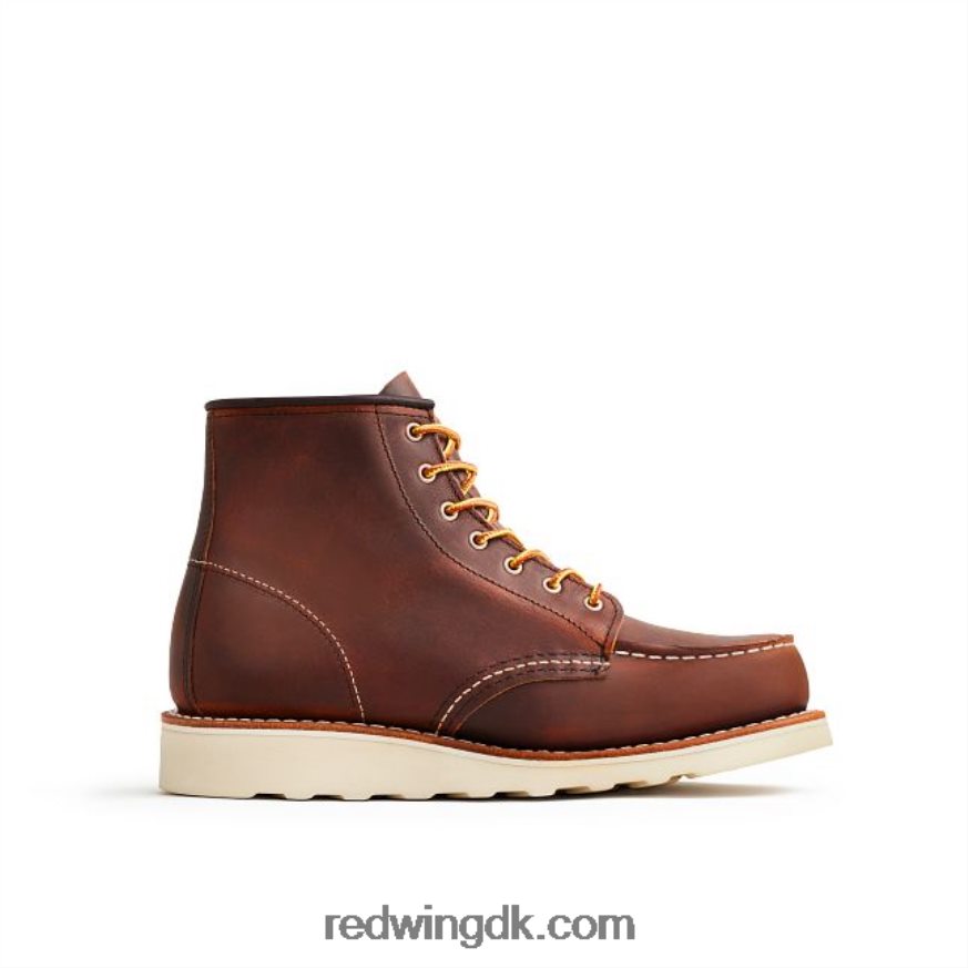 arv - stil 3353 6-tommer klassisk moc korte støvle til kvinder i ældre læder kobber 4228HT189 Red Wing