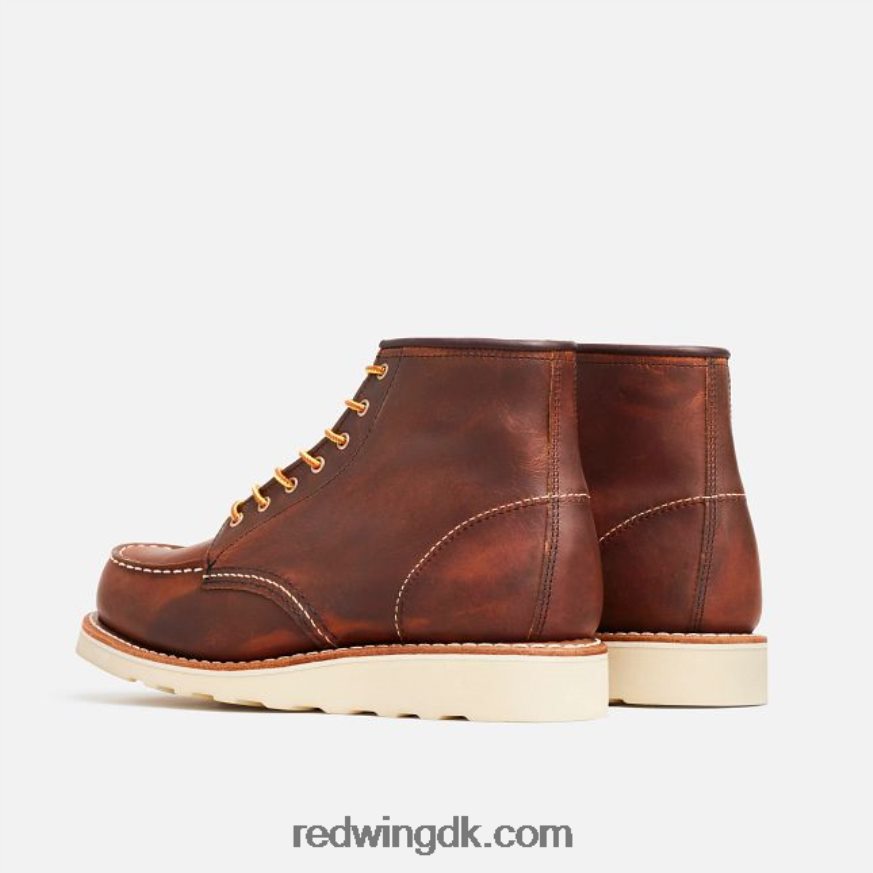 arv - stil 3353 6-tommer klassisk moc korte støvle til kvinder i ældre læder kobber 4228HT189 Red Wing