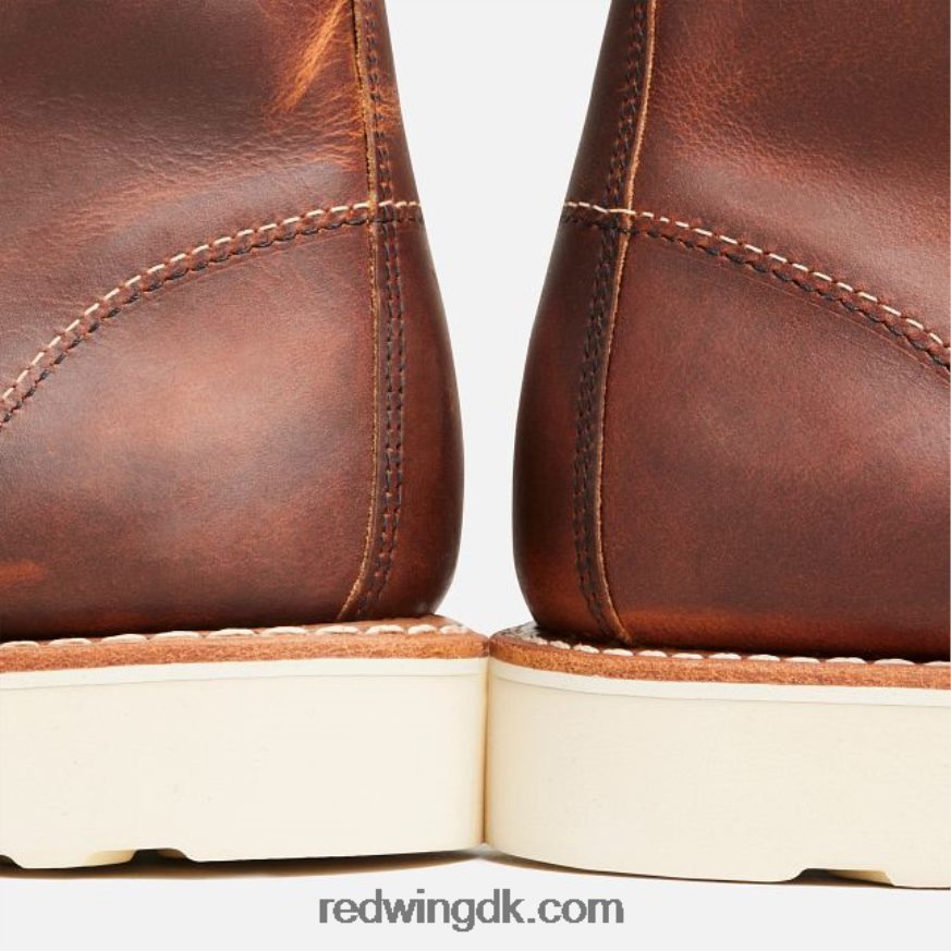 arv - stil 3353 6-tommer klassisk moc korte støvle til kvinder i ældre læder kobber 4228HT189 Red Wing