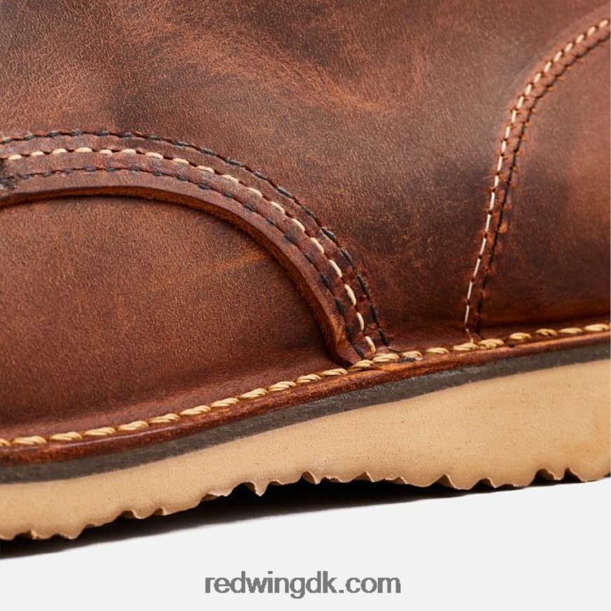 heritage - stil 3311 weekender chelsea 6-tommers mændsstøvle i groft og sejt læder kobber 4228HT178 Red Wing