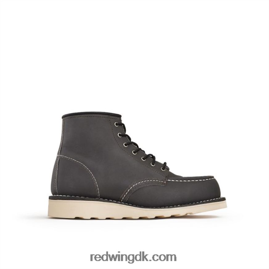 heritage - stil 3425 klassisk moc korte damestøvle i rødbrun legacy læder sten 4228HT196 Red Wing