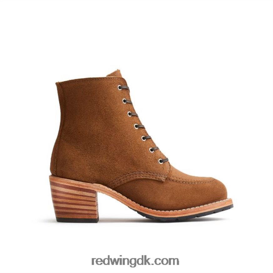 heritage - style 3365 iron ranger korte damestøvle i selelæder kryddernellike 4228HT183 Red Wing