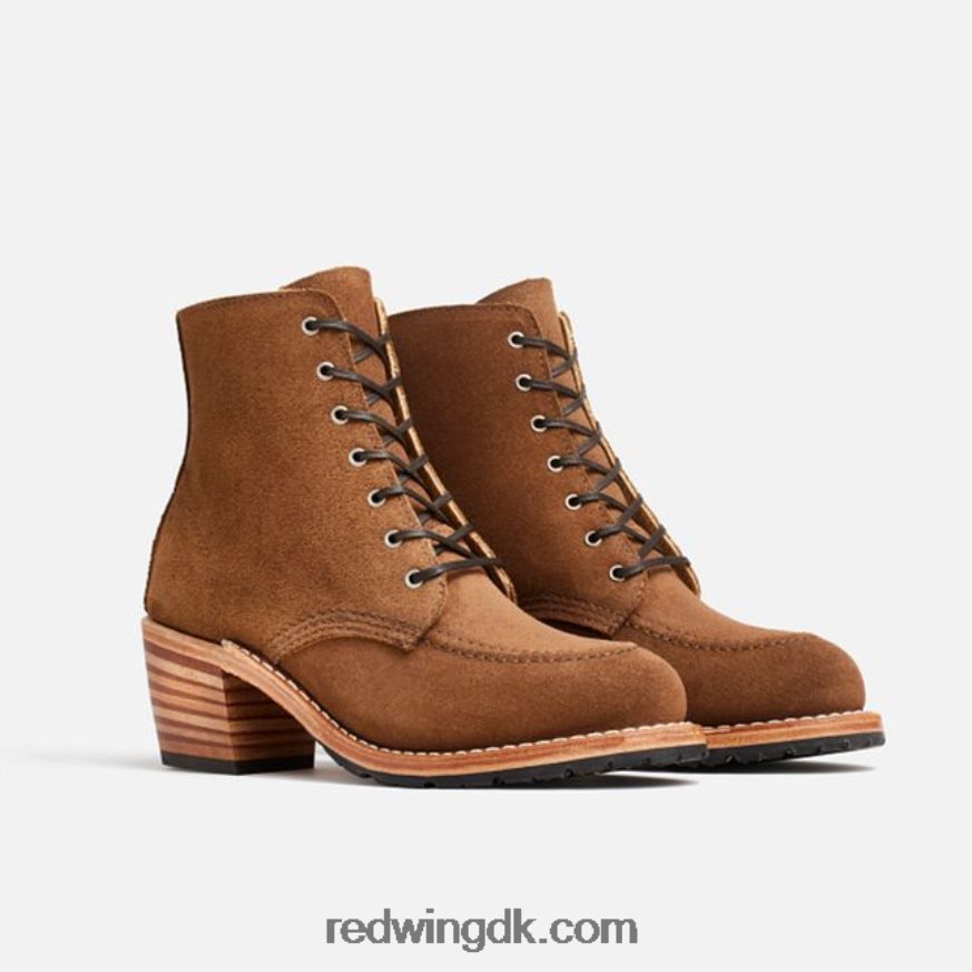 heritage - style 3365 iron ranger korte damestøvle i selelæder kryddernellike 4228HT183 Red Wing