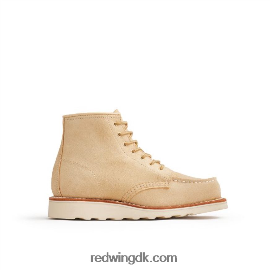 heritage - style 3380 6-tommer klassisk moc korte støvle til kvinder i boundary læder fløde 4228HT193 Red Wing