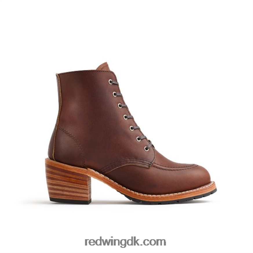 heritage - style 3403 clara damestøvle med hæl i acampo-læder rav 4228HT182 Red Wing