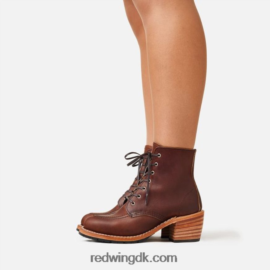 heritage - style 3403 clara damestøvle med hæl i acampo-læder rav 4228HT182 Red Wing