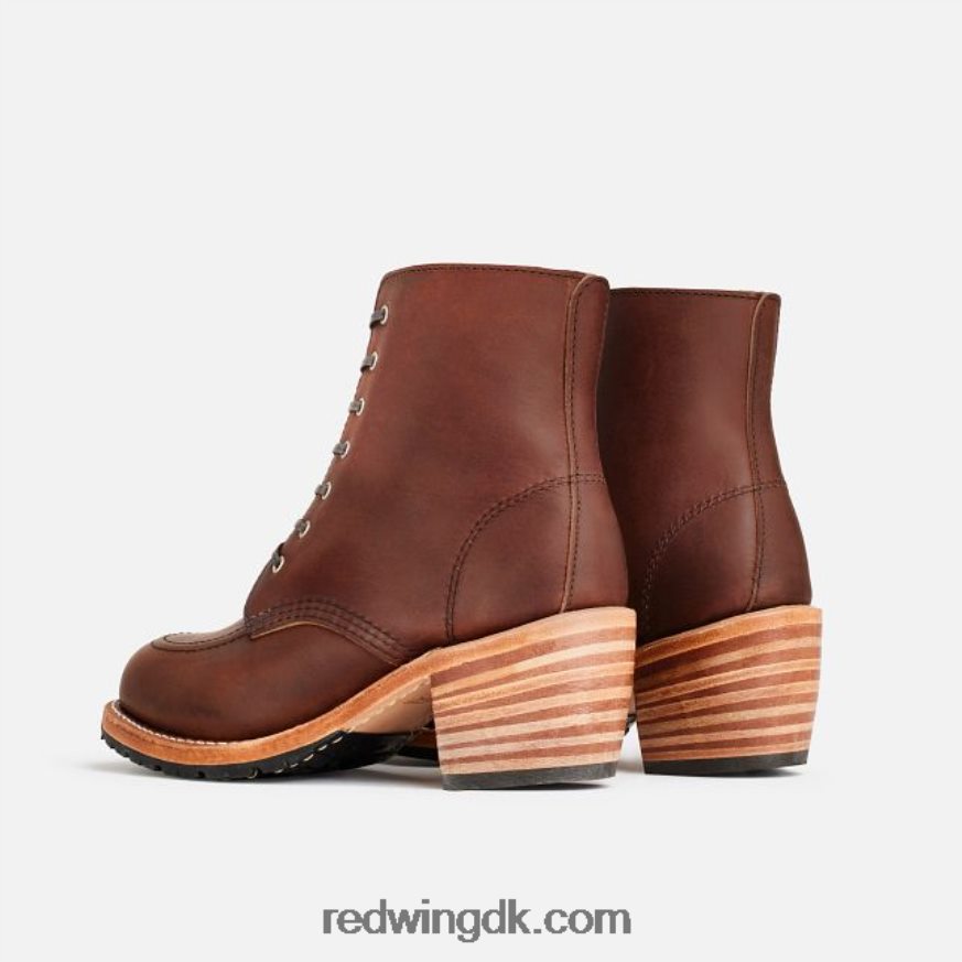 heritage - style 3403 clara damestøvle med hæl i acampo-læder rav 4228HT182 Red Wing