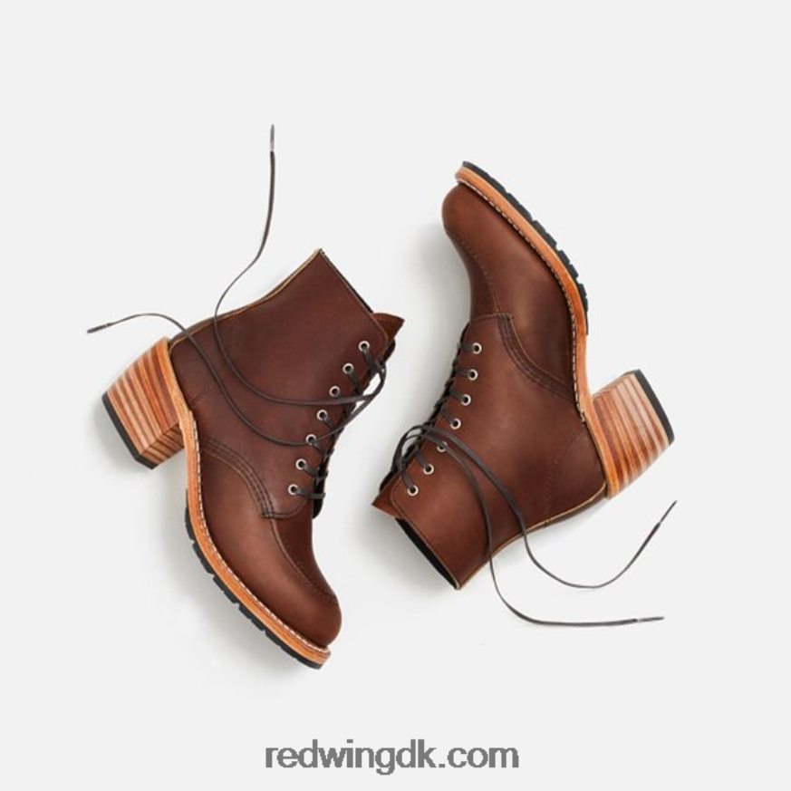 heritage - style 3403 clara damestøvle med hæl i acampo-læder rav 4228HT182 Red Wing