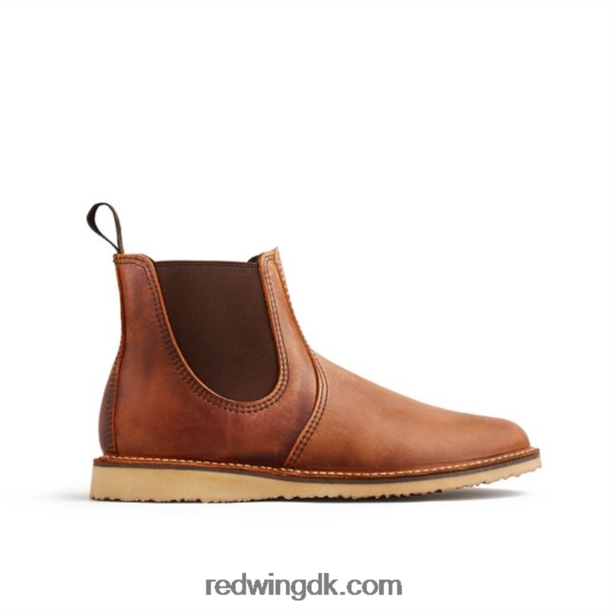 heritage - style 3404 clara damestøvle med hæl i ældre læder kobber 4228HT179 Red Wing