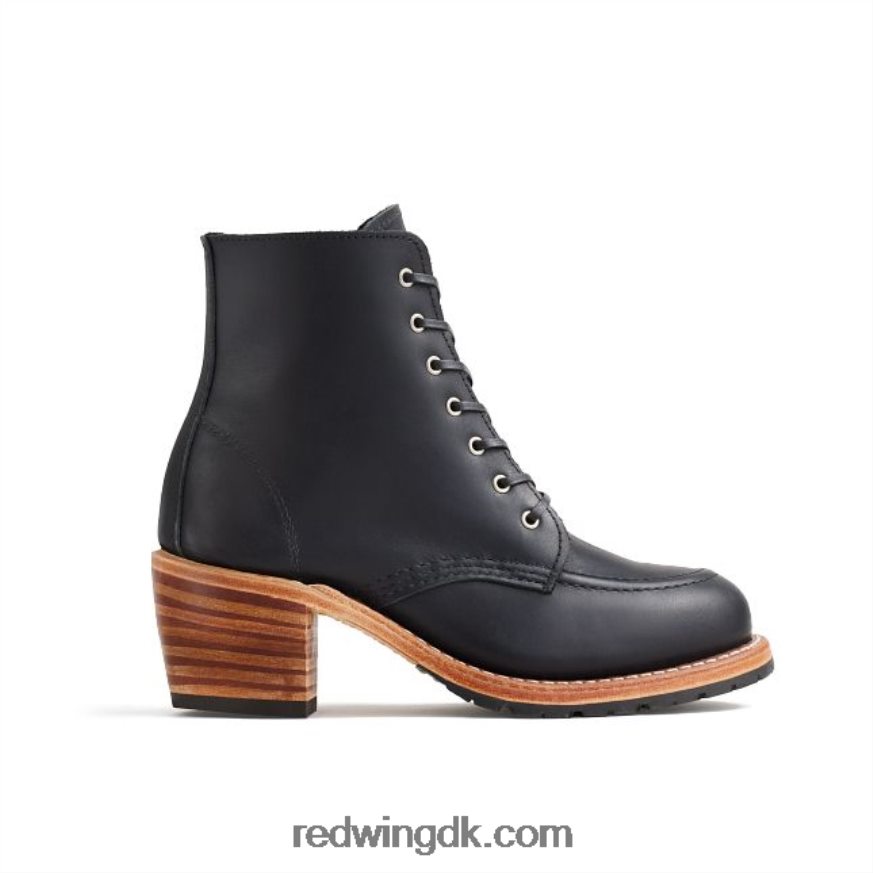 heritage - style 3406 clara damestøvle med hæl i selelæder sort 4228HT181 Red Wing