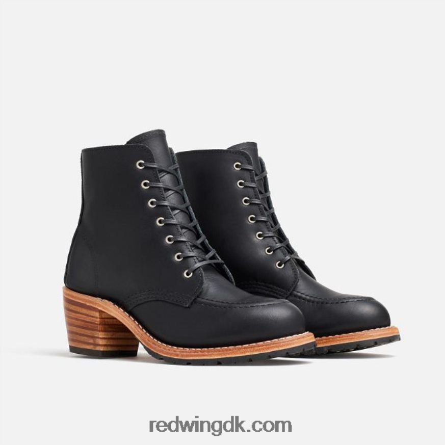 heritage - style 3406 clara damestøvle med hæl i selelæder sort 4228HT181 Red Wing