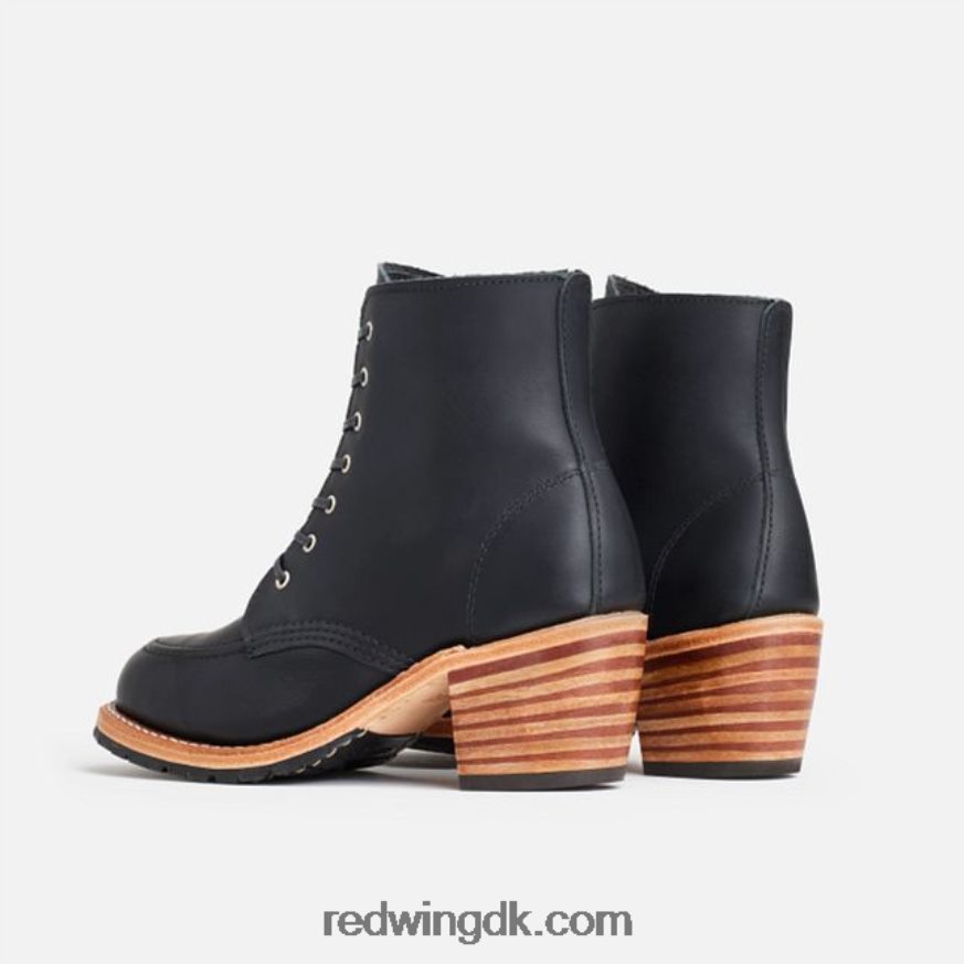 heritage - style 3406 clara damestøvle med hæl i selelæder sort 4228HT181 Red Wing