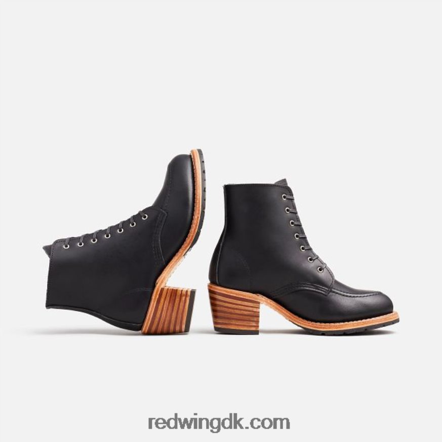 heritage - style 3406 clara damestøvle med hæl i selelæder sort 4228HT181 Red Wing