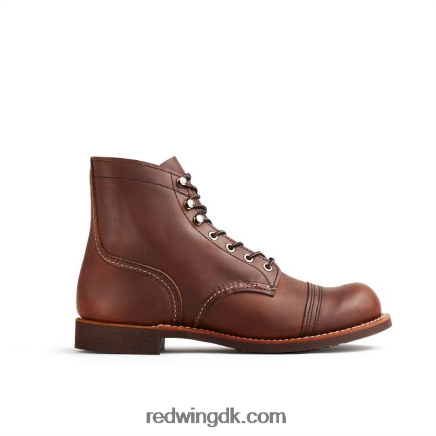 heritage - style 8083 iron ranger 6-tommers mænds støvle i muleskinner læder rav 4228HT168 Red Wing