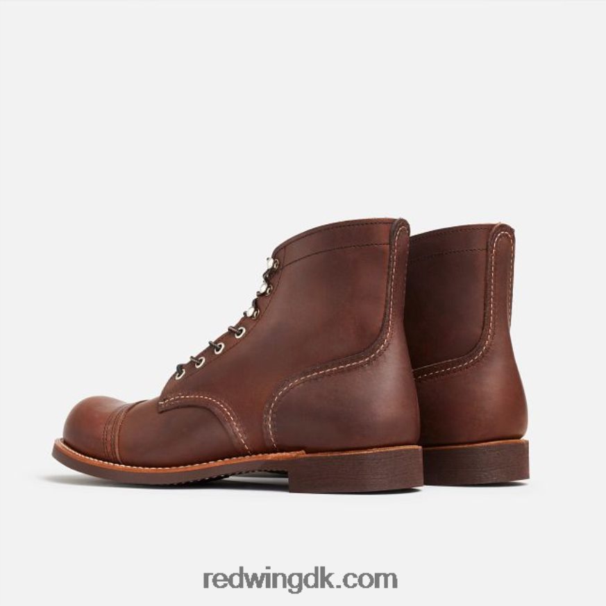 heritage - style 8083 iron ranger 6-tommers mænds støvle i muleskinner læder rav 4228HT168 Red Wing