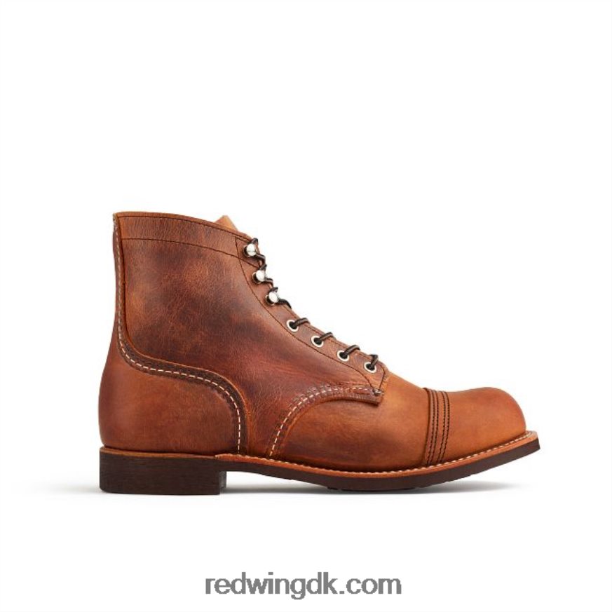 heritage - style 8084 iron ranger 6-tommers mænds støvle i selelæder kobber 4228HT166 Red Wing