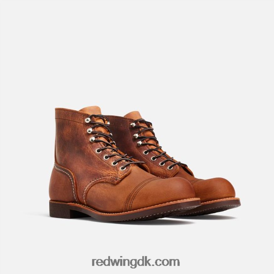 heritage - style 8084 iron ranger 6-tommers mænds støvle i selelæder kobber 4228HT166 Red Wing