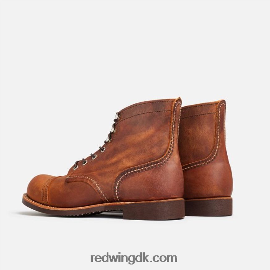 heritage - style 8084 iron ranger 6-tommers mænds støvle i selelæder kobber 4228HT166 Red Wing