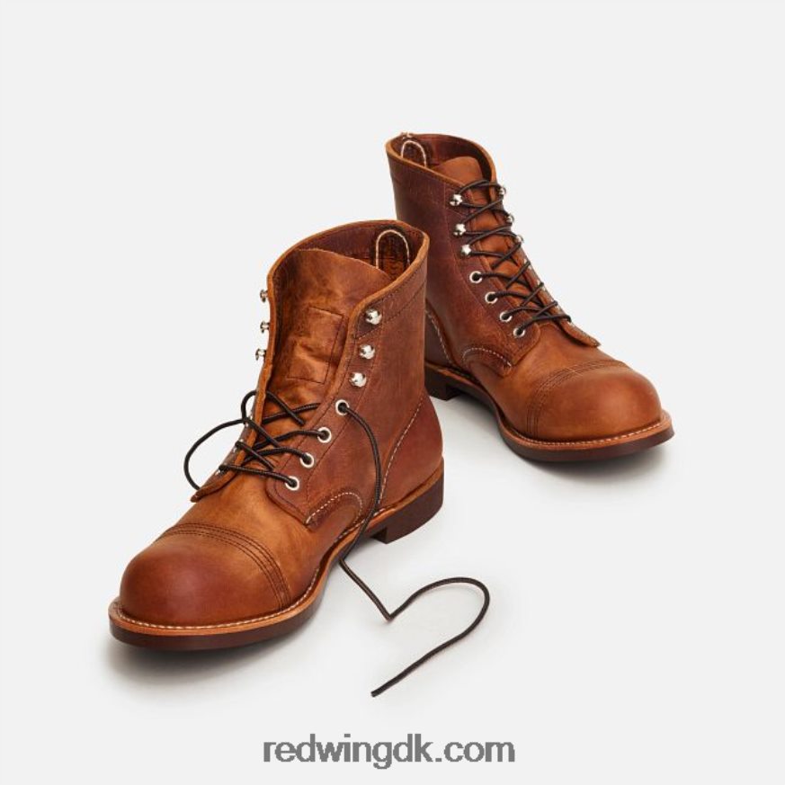 heritage - style 8084 iron ranger 6-tommers mænds støvle i selelæder kobber 4228HT166 Red Wing