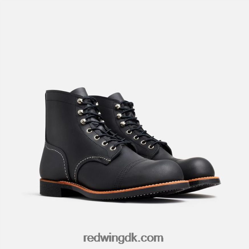 heritage - style 8111 iron ranger herre 6-tommer støvle i selelæder sort 4228HT167 Red Wing