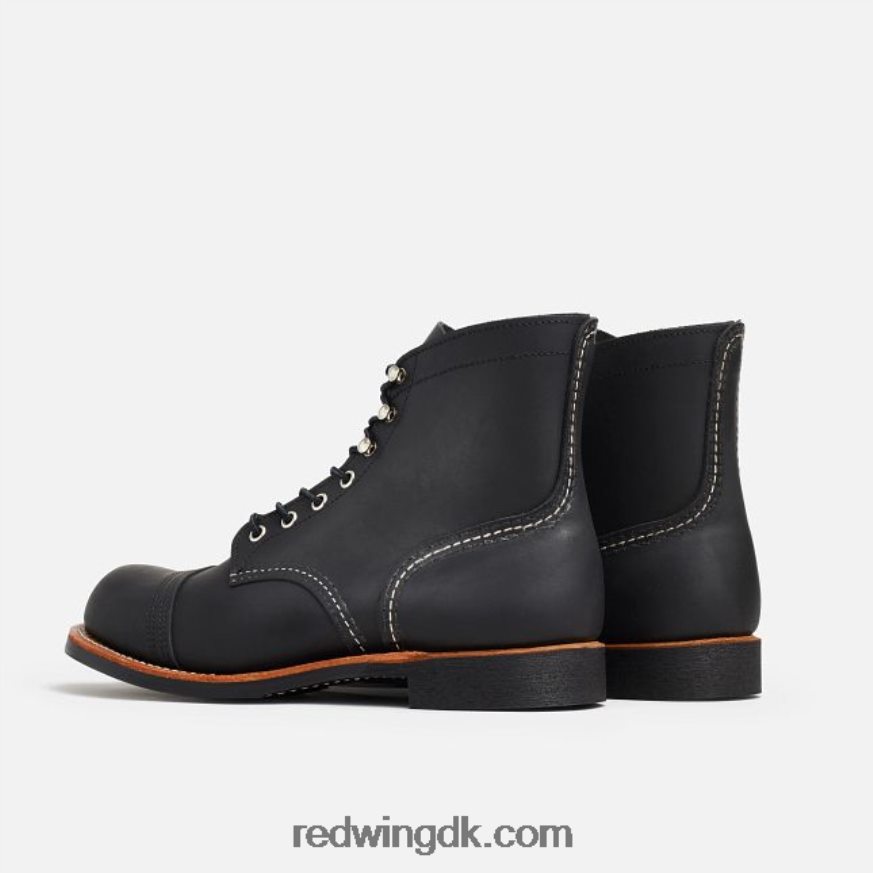 heritage - style 8111 iron ranger herre 6-tommer støvle i selelæder sort 4228HT167 Red Wing