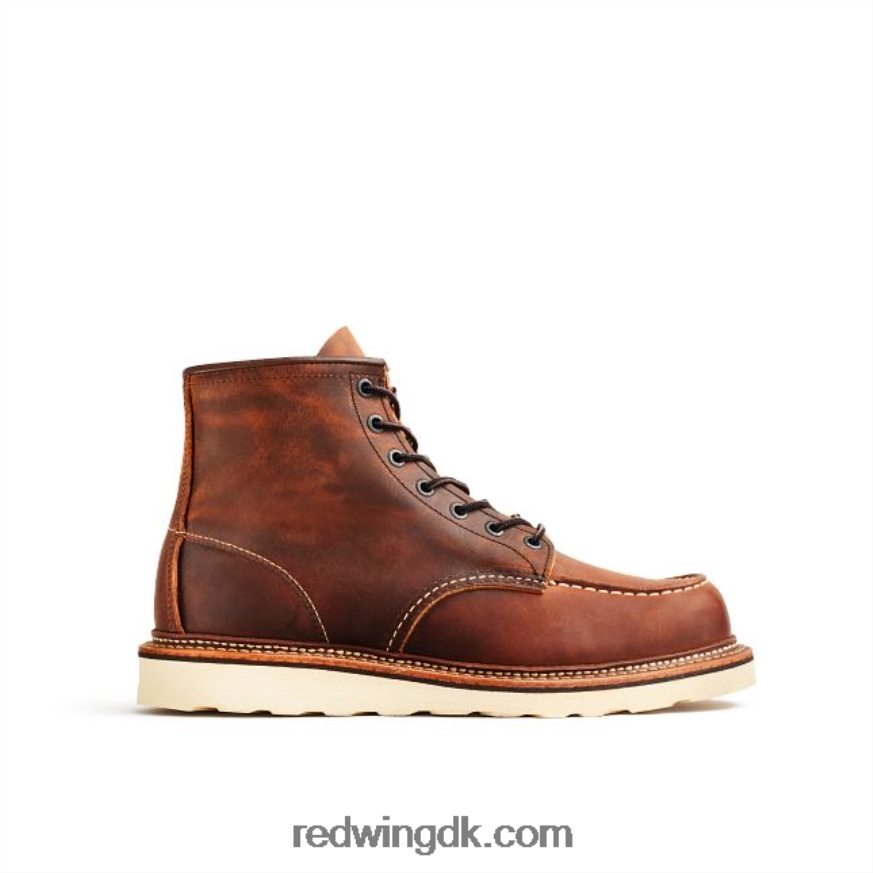 heritage - style 875 classic moc herre 6-tommer støvle i ældre læder kobber 4228HT172 Red Wing