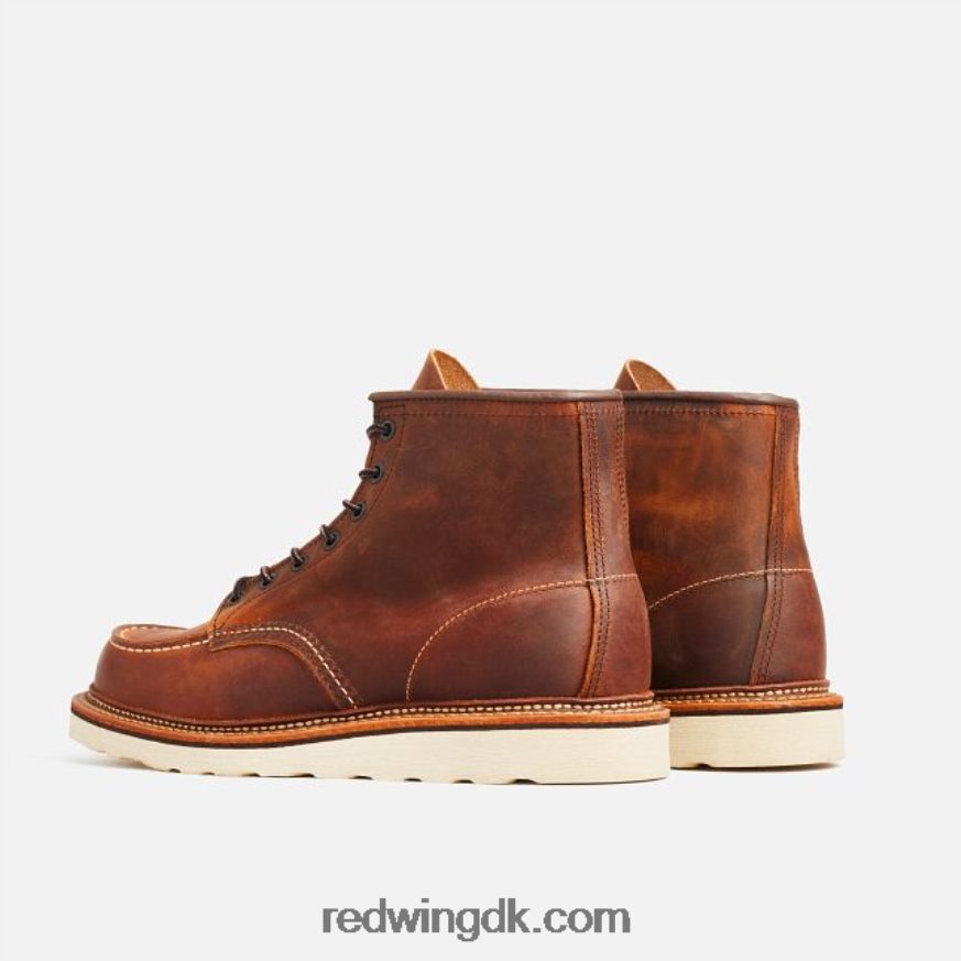 heritage - style 875 classic moc herre 6-tommer støvle i ældre læder kobber 4228HT172 Red Wing