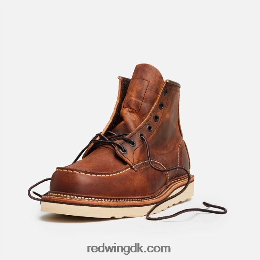 heritage - style 875 classic moc herre 6-tommer støvle i ældre læder kobber 4228HT172 Red Wing