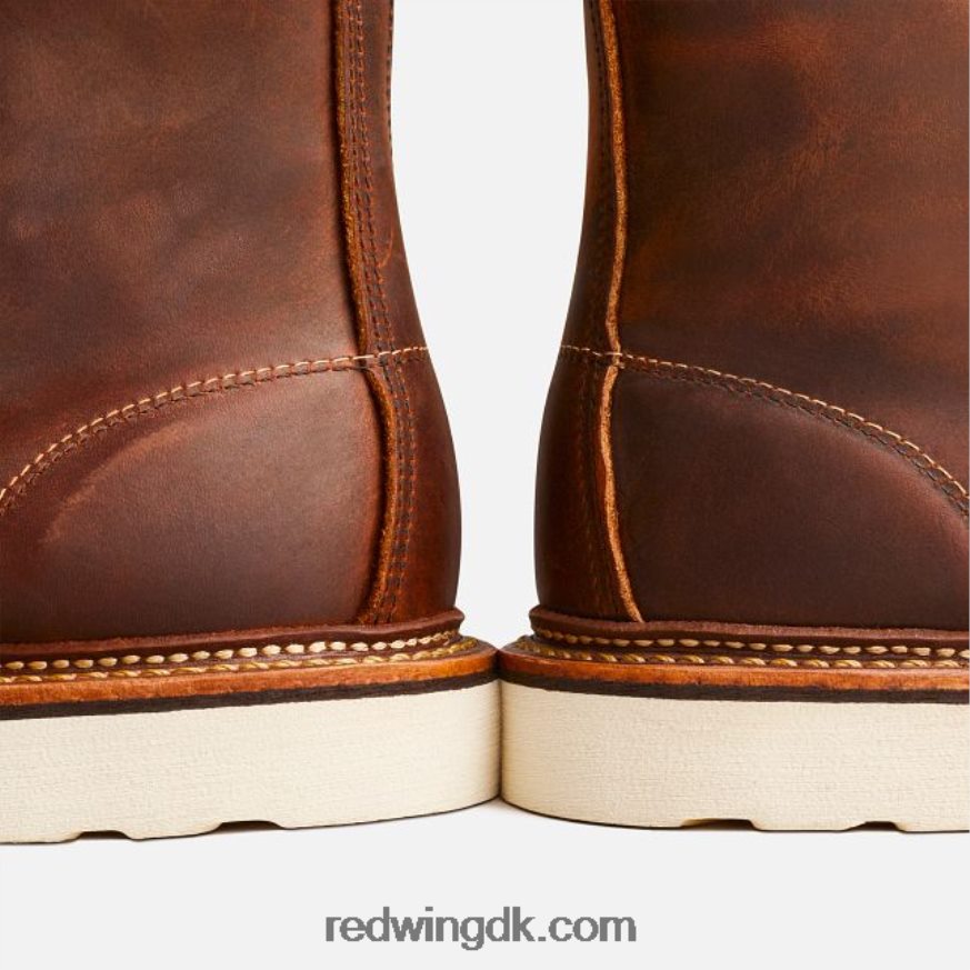 heritage - style 875 classic moc herre 6-tommer støvle i ældre læder kobber 4228HT172 Red Wing