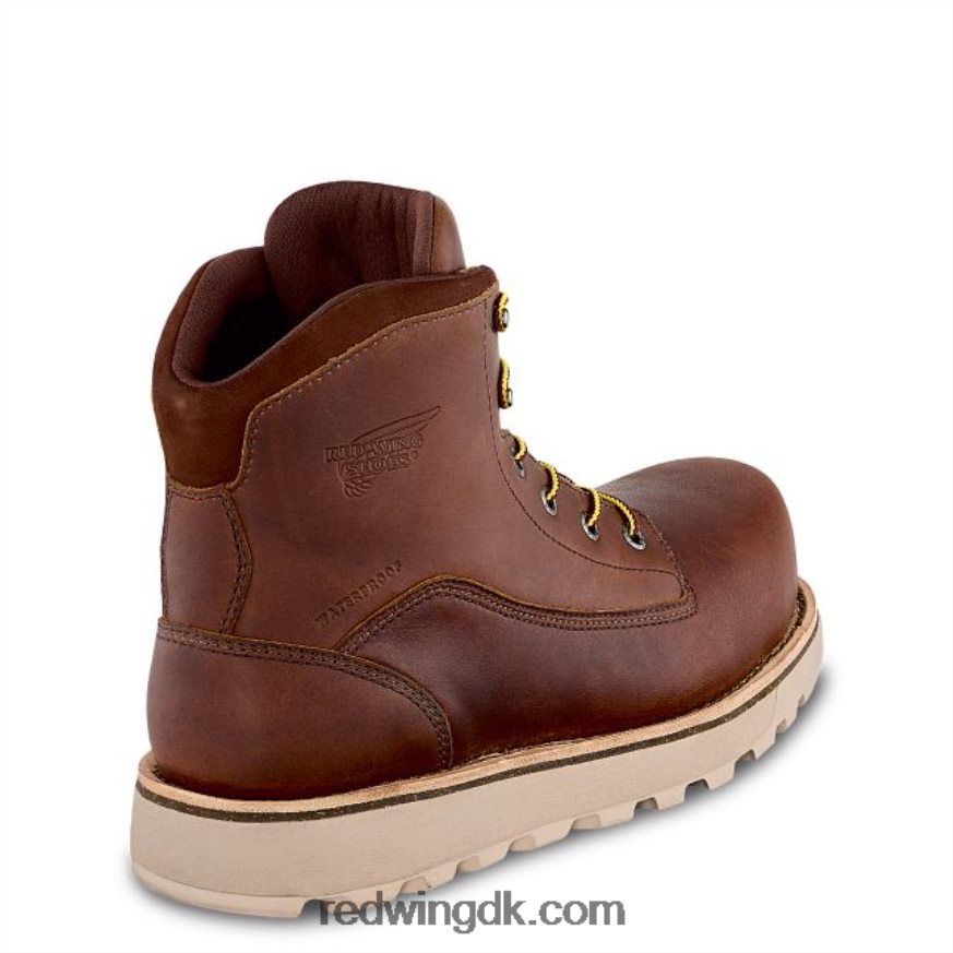 style 96500 læderbælte herrebælte i rødbrun pioneer læder Brun 4228HT18 Red Wing