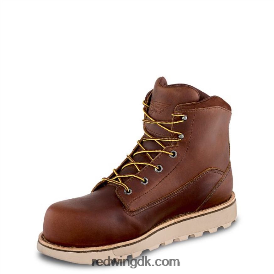 style 96500 læderbælte herrebælte i rødbrun pioneer læder Brun 4228HT18 Red Wing