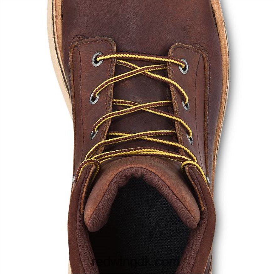 style 96500 læderbælte herrebælte i rødbrun pioneer læder Brun 4228HT18 Red Wing