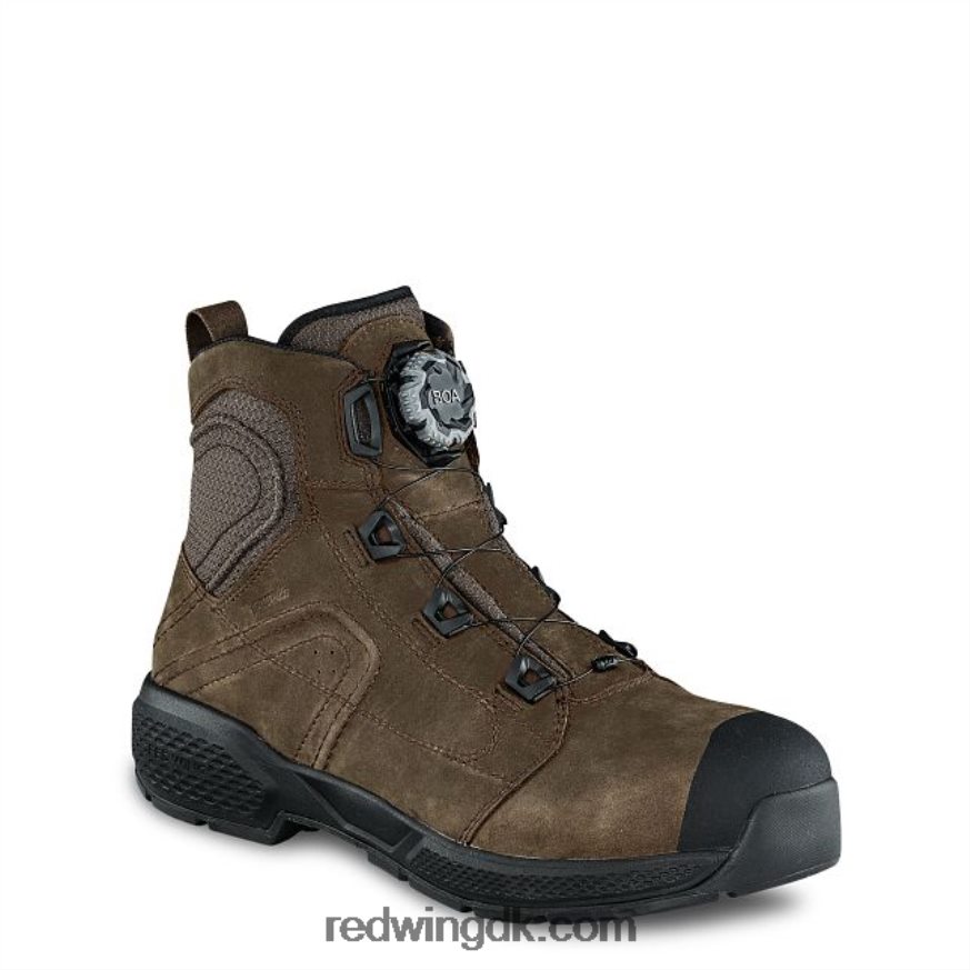 work - style 1222 traction tred lite herre 6-tommer vandtæt blød tå støvle Brun 4228HT92 Red Wing