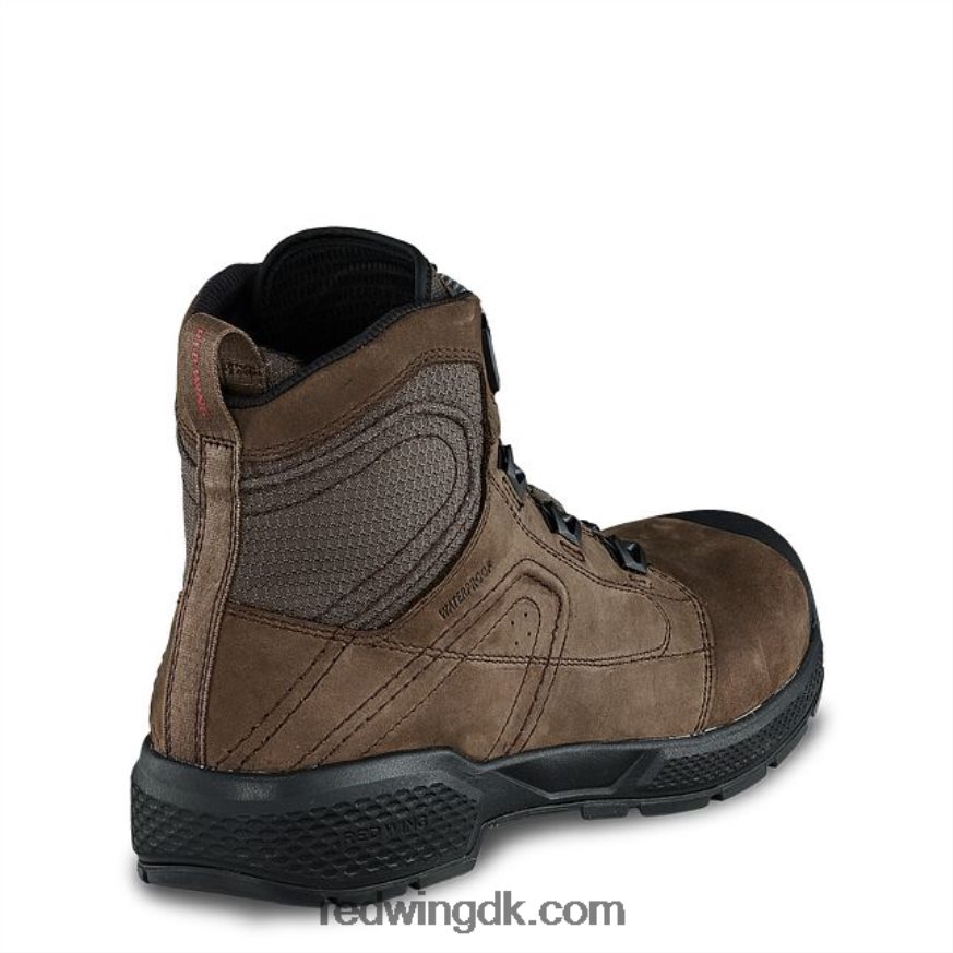 work - style 1222 traction tred lite herre 6-tommer vandtæt blød tå støvle Brun 4228HT92 Red Wing