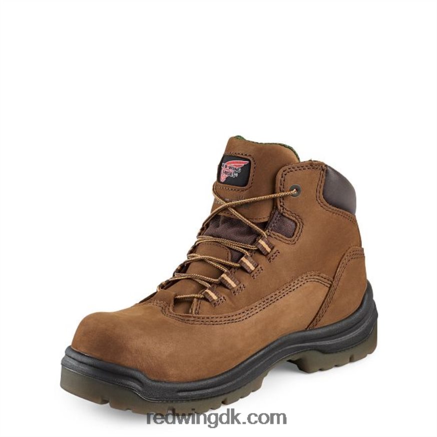 work - style 1224 traction tred lite dames 6-tommer vandtæt blød tå støvle Brun 4228HT158 Red Wing