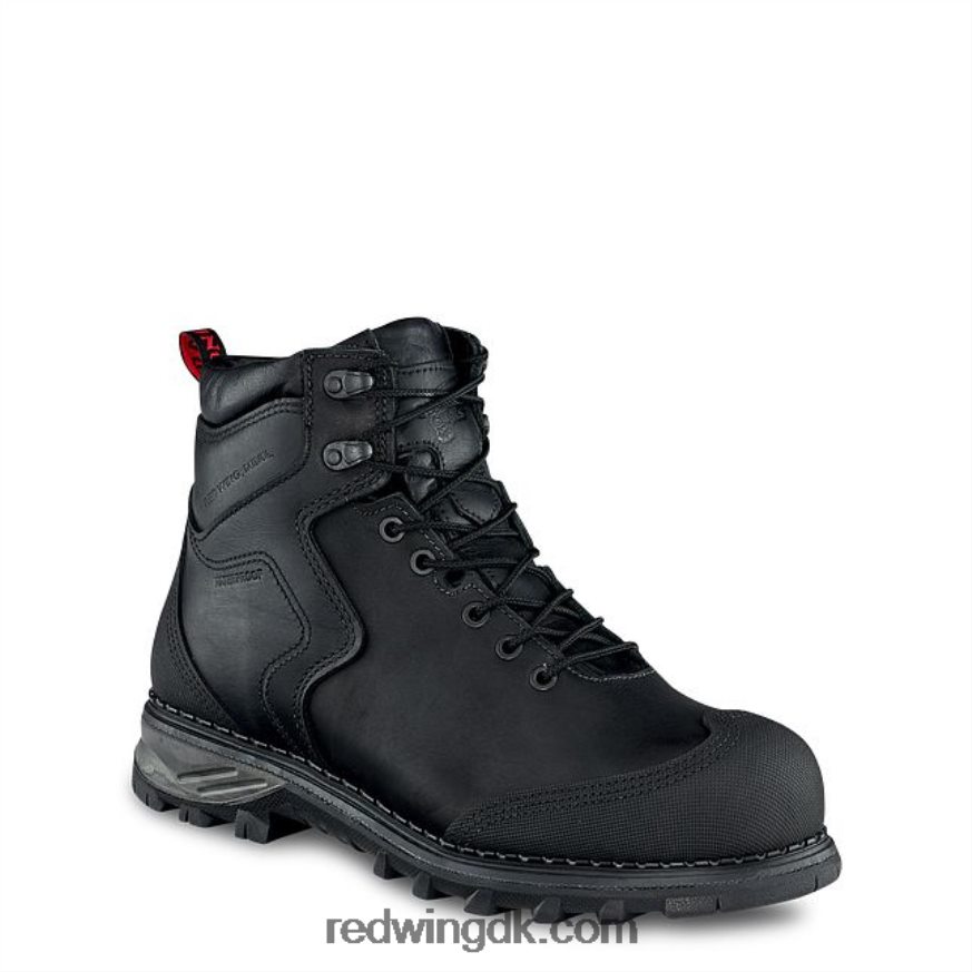 work - style 2410 burnside herre 6-tommer vandtæt sikkerhedstå støvle sort 4228HT108 Red Wing