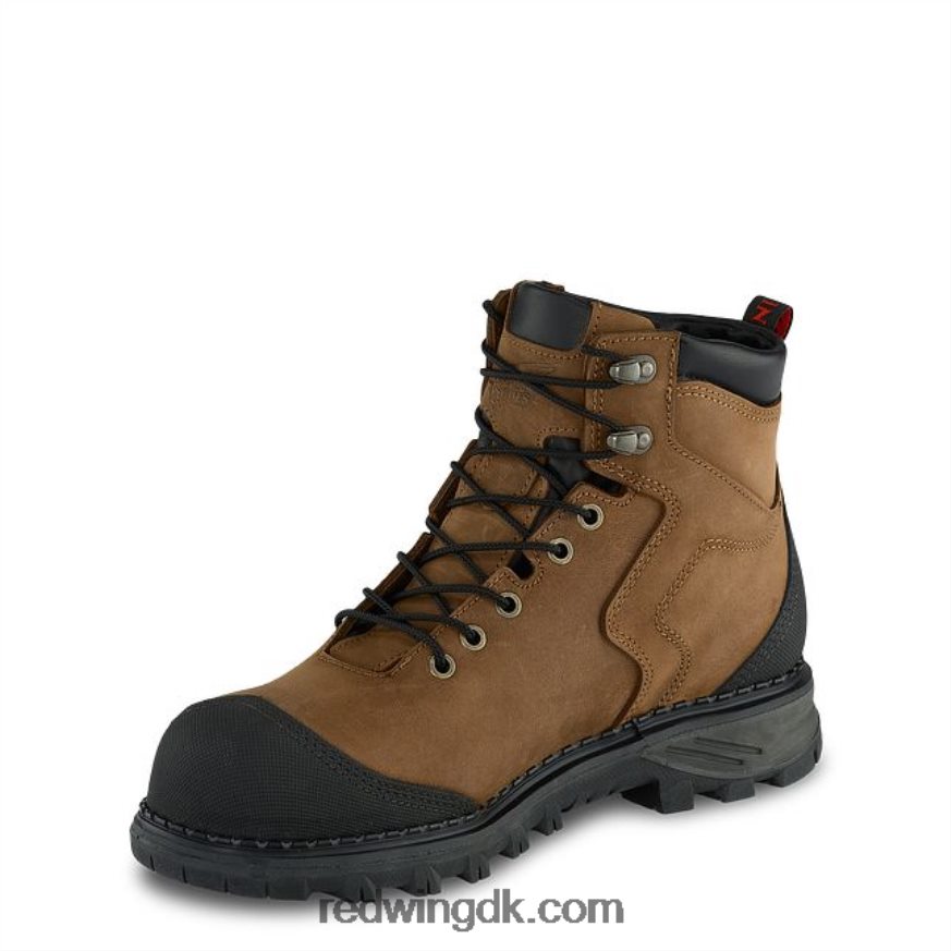 work - style 2415 traktion tred herre 6-tommer vandtæt sikkerhedstå støvle Brun 4228HT109 Red Wing