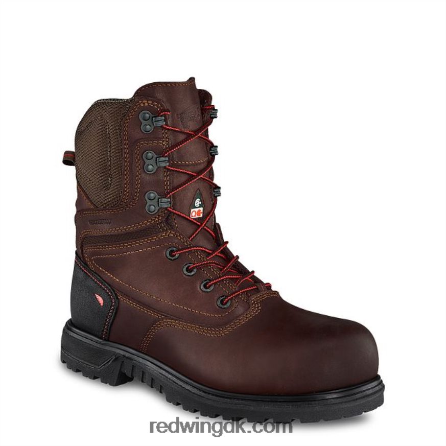 work - style 2444 traction tred lite dames 6-tommer vandtæt sikkerhedståstøvle Brun 4228HT154 Red Wing