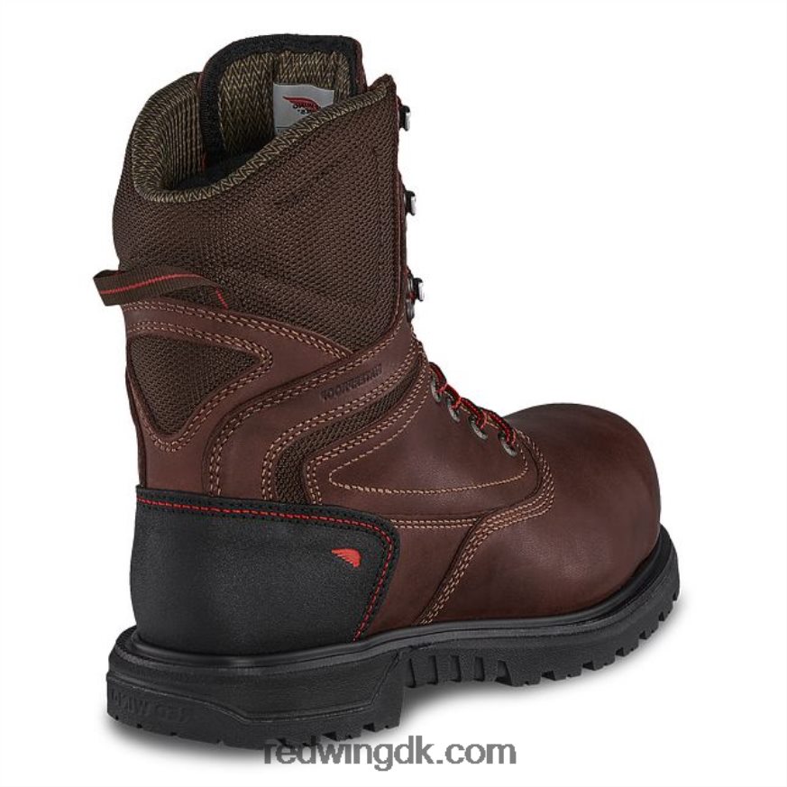 work - style 2444 traction tred lite dames 6-tommer vandtæt sikkerhedståstøvle Brun 4228HT154 Red Wing