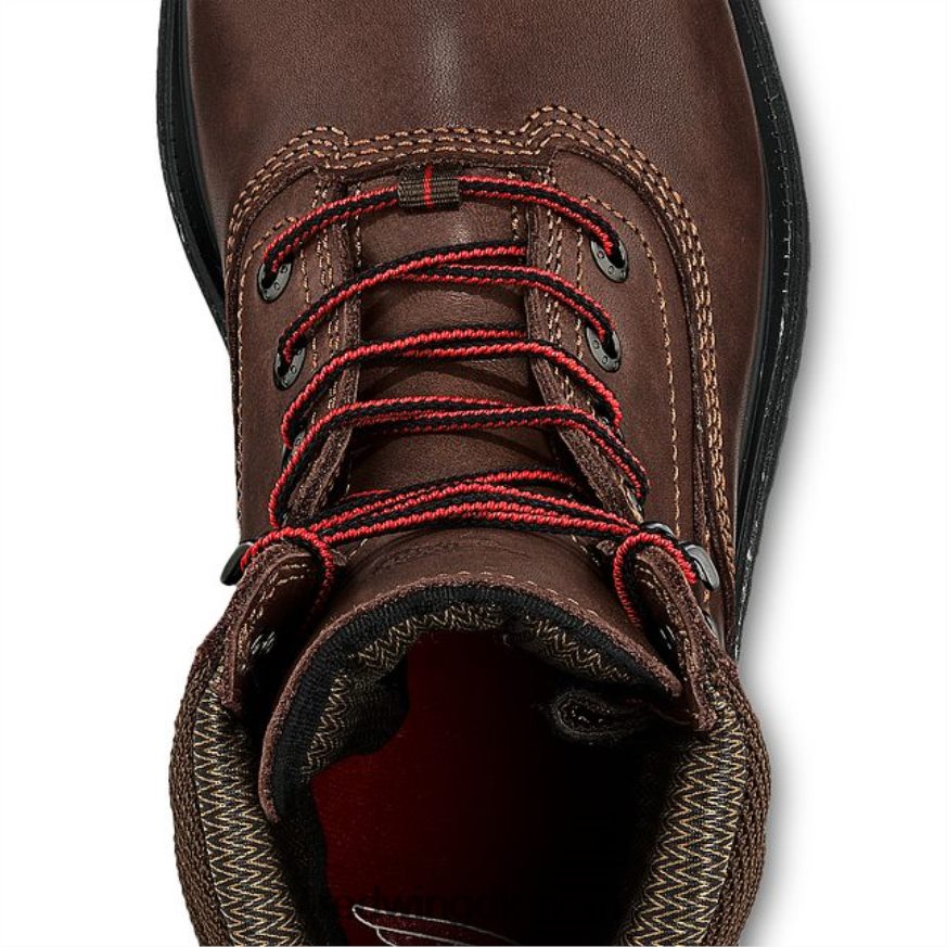 work - style 2444 traction tred lite dames 6-tommer vandtæt sikkerhedståstøvle Brun 4228HT154 Red Wing