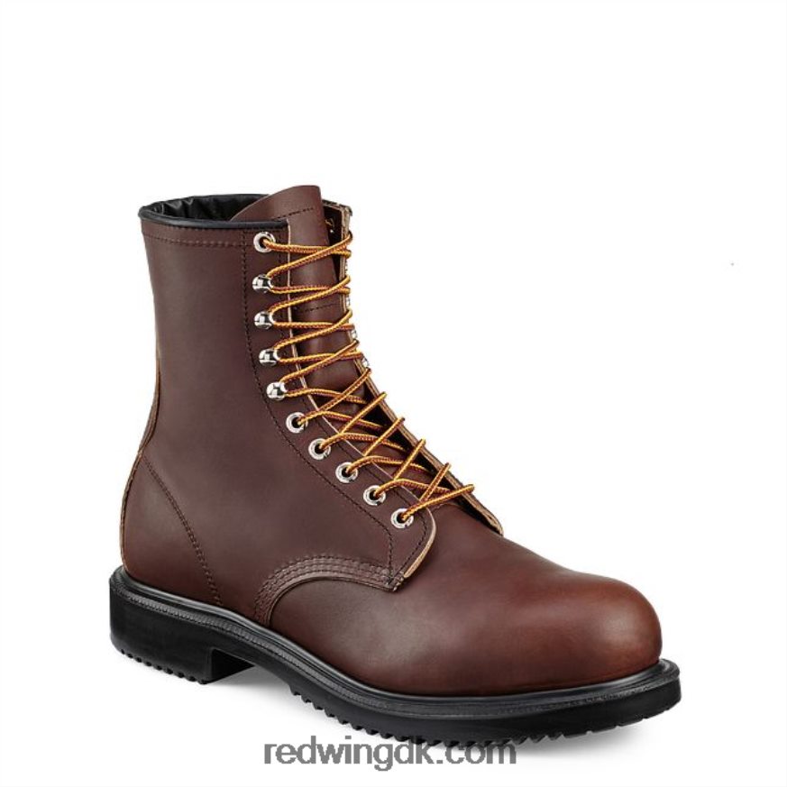 work - style 400 dynaforce herre 8-tommer vandtæt blød tå støvle Brun 4228HT80 Red Wing