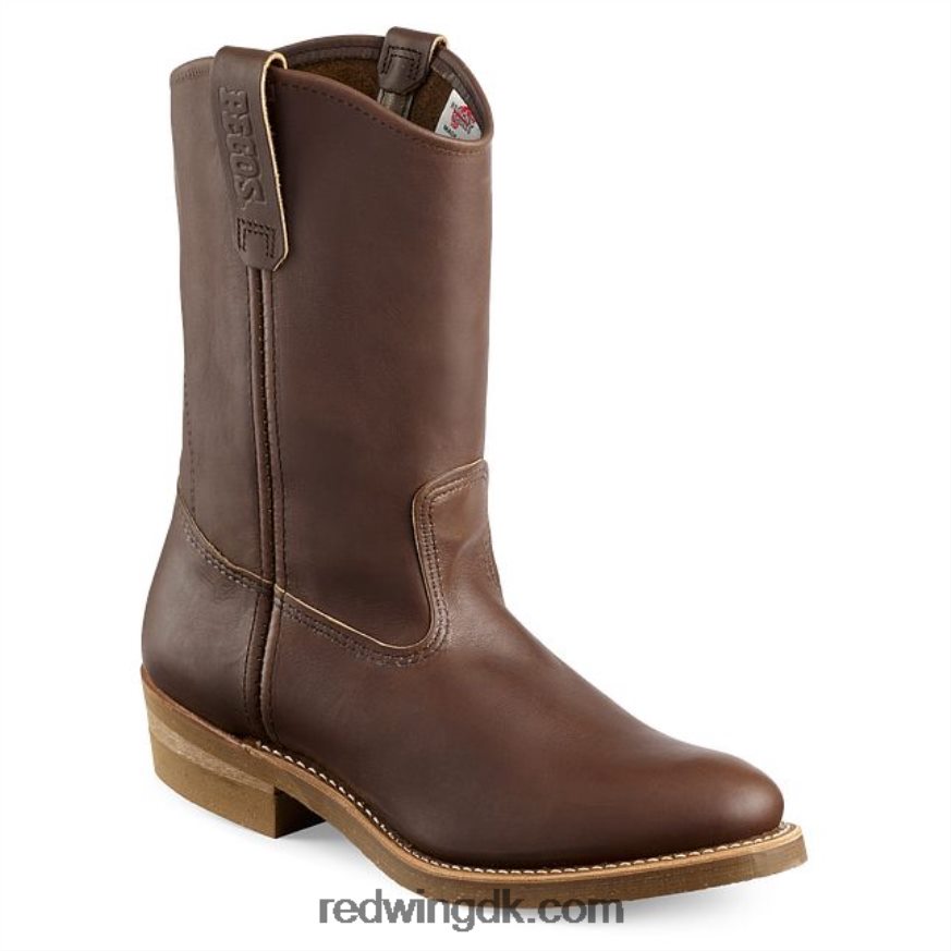 work - style 411 traktion tred herre 8-tommer vandtæt blød tå støvle Brun 4228HT94 Red Wing