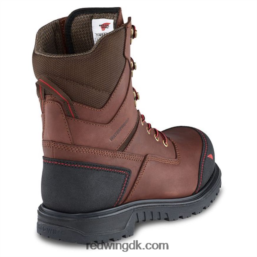 work - style 4499 truwelt herre 10-tommer vandtæt sikkerhedstå metguard støvle Brun 4228HT67 Red Wing