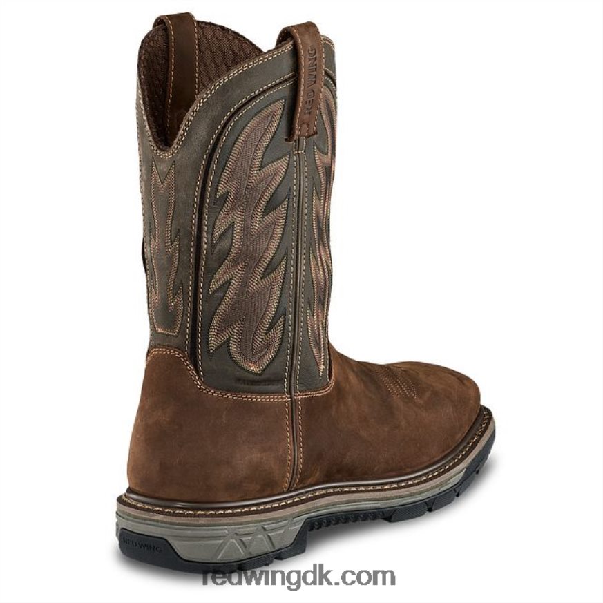 work - style 866 traktion tred mænds 9-tommer blød tå pull-on støvle Brun 4228HT124 Red Wing